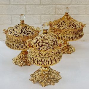 آجیل خوری تک پایه و شکلات خوری متوسط و بزرگ تک پایه آزالیا