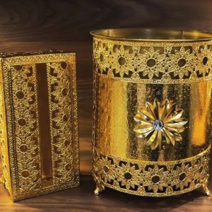 سطل و دستمال آفتابگردان طلایی